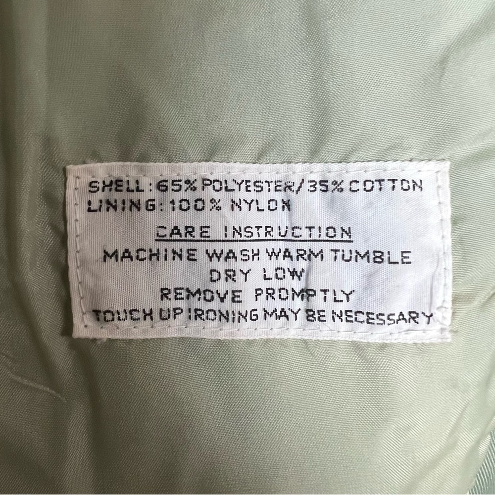 VTG 70s Montgomery Ward Utility Jacket Women Sz Small Green Hood Belt Safari 80s - Picture 9 of 15